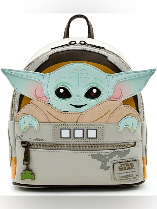 NEW Loungefly STAR WARS Mandalorian Baby Yoda The Child Mini Backpack main image 11